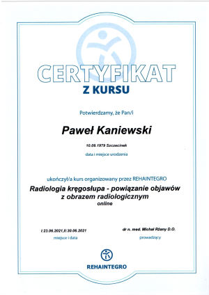 radiologia kregoslupa